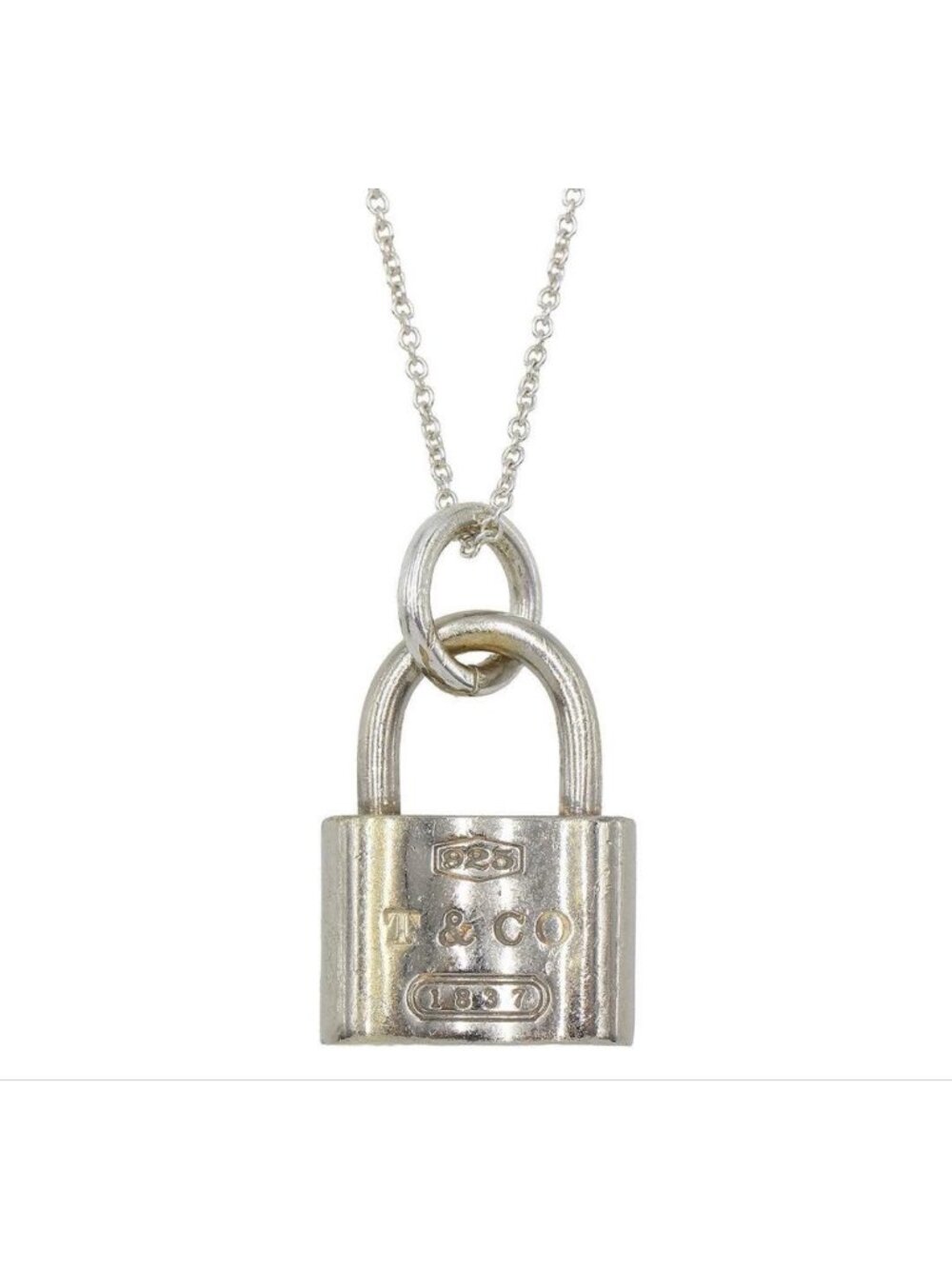 Tiffany & Co Lock Chain Necklace